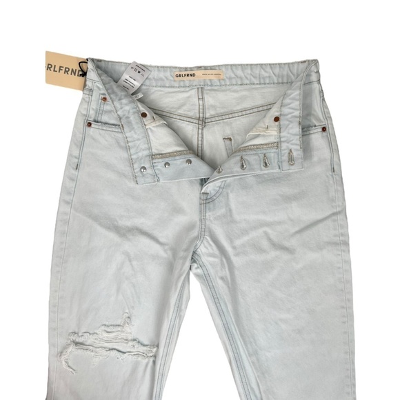 Revolve GRLFRND The Karolina High Waist Straight Crop Jeans - Size 29 - Picture 7 of 13